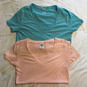 2 FOR 1 PINK Victoria’s Secret V-necks